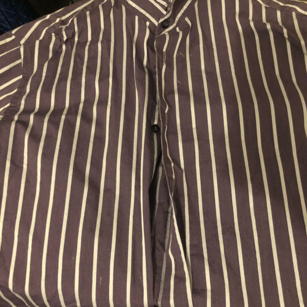 John Henry Modern Fit Purple Dress shirt